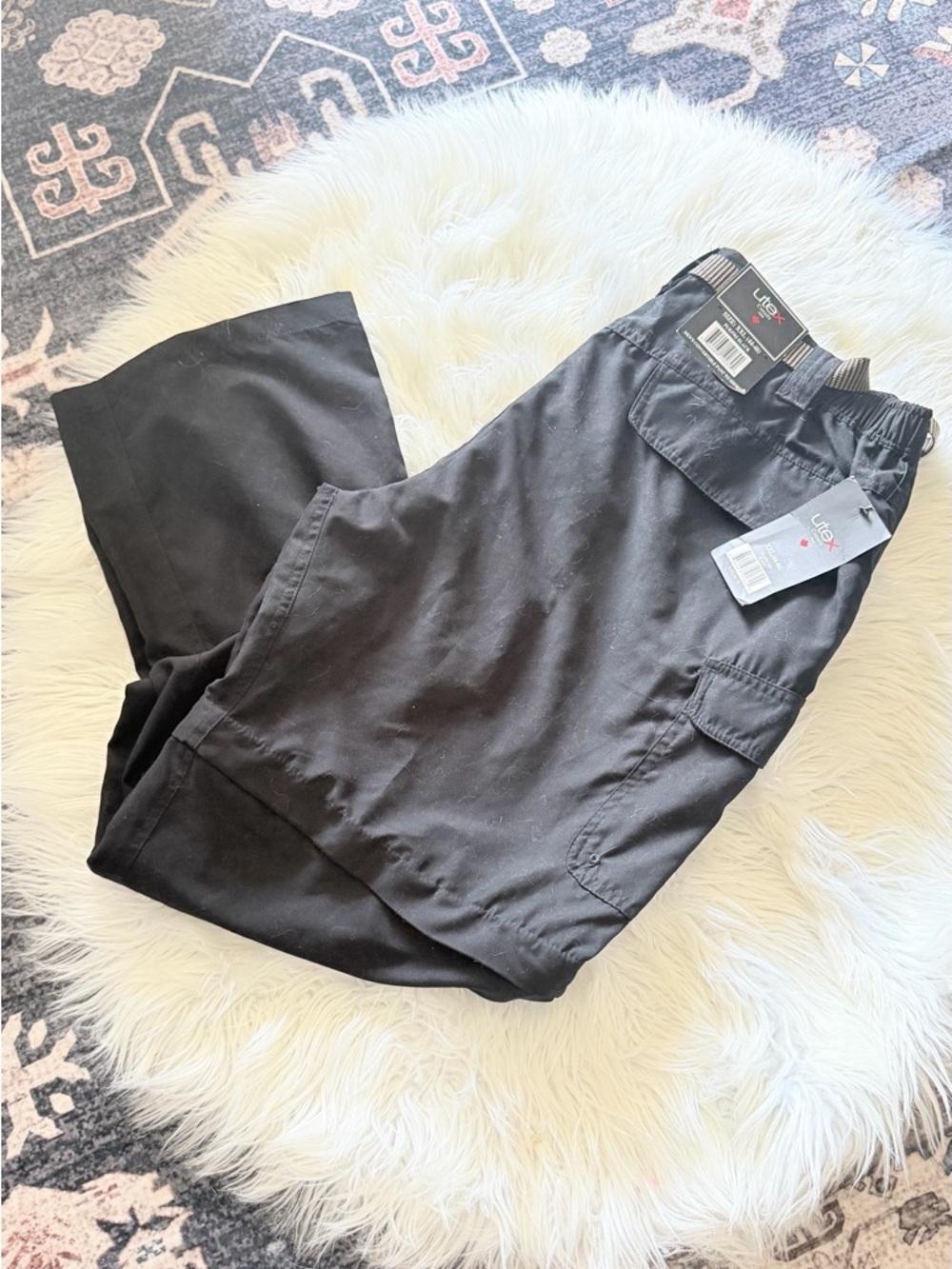 Men's Black Cargo Pants size XXL